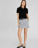 Lightweight Wool Mini Skirt