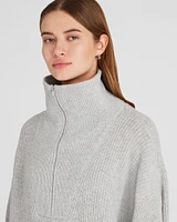 Cashmere Quarter-Zip Sweater