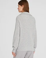Cashmere Quarter-Zip Sweater