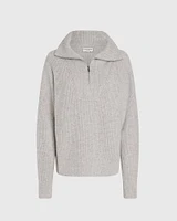 Cashmere Quarter-Zip Sweater
