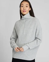 Cashmere Quarter-Zip Sweater