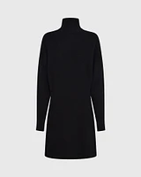 Cashmere Turtleneck Mini Dress