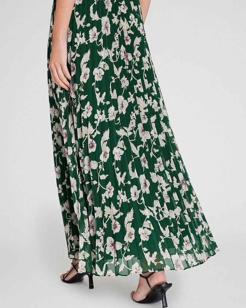 Pleated Occasion Maxi Dress