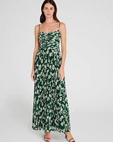 Pleated Occasion Maxi Dress