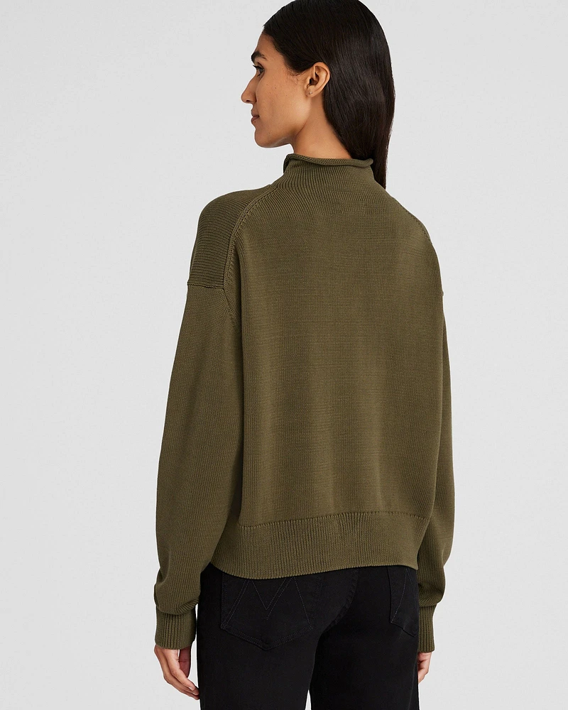 Nautical Mockneck Sweater