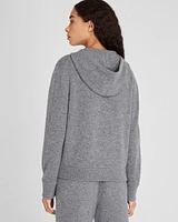 Cashmere Blend Full-Zip Hoodie