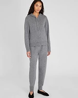 Cashmere Blend Full-Zip Hoodie