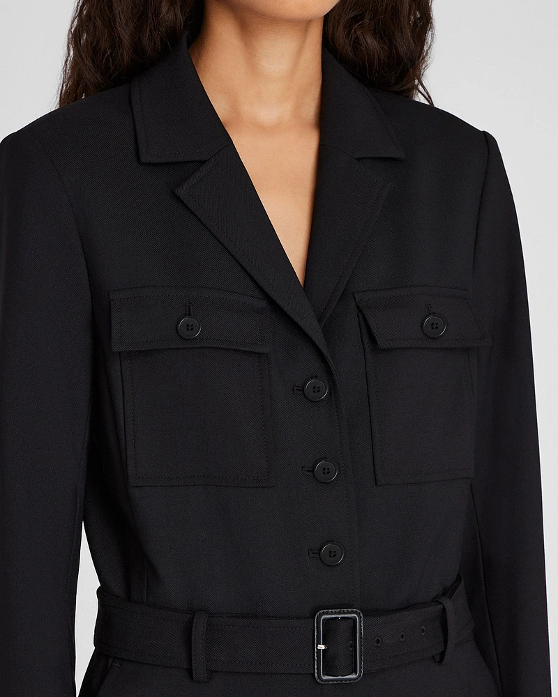 Tailored Crepe Jumpsuit