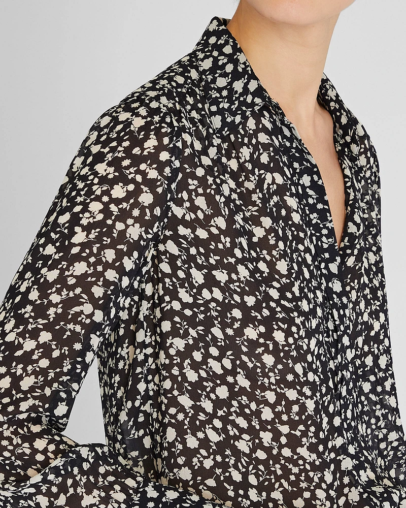 Shirred Shoulder Blouse