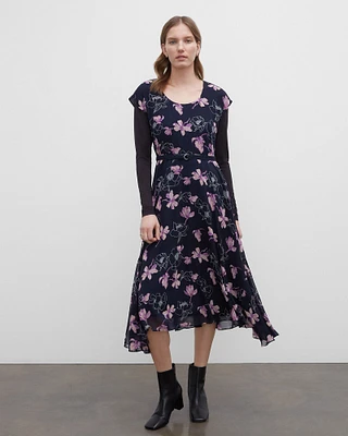 Soft Print Dress