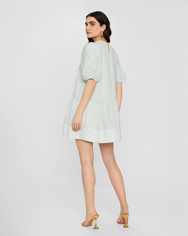 Tiered Cloud Mini Dress