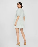 Tiered Cloud Mini Dress