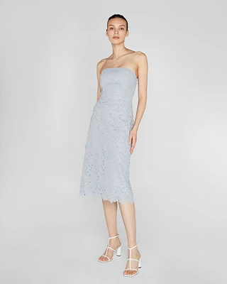 Lace Strapless Dress