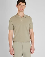 Short Sleeve Bouclé Polo