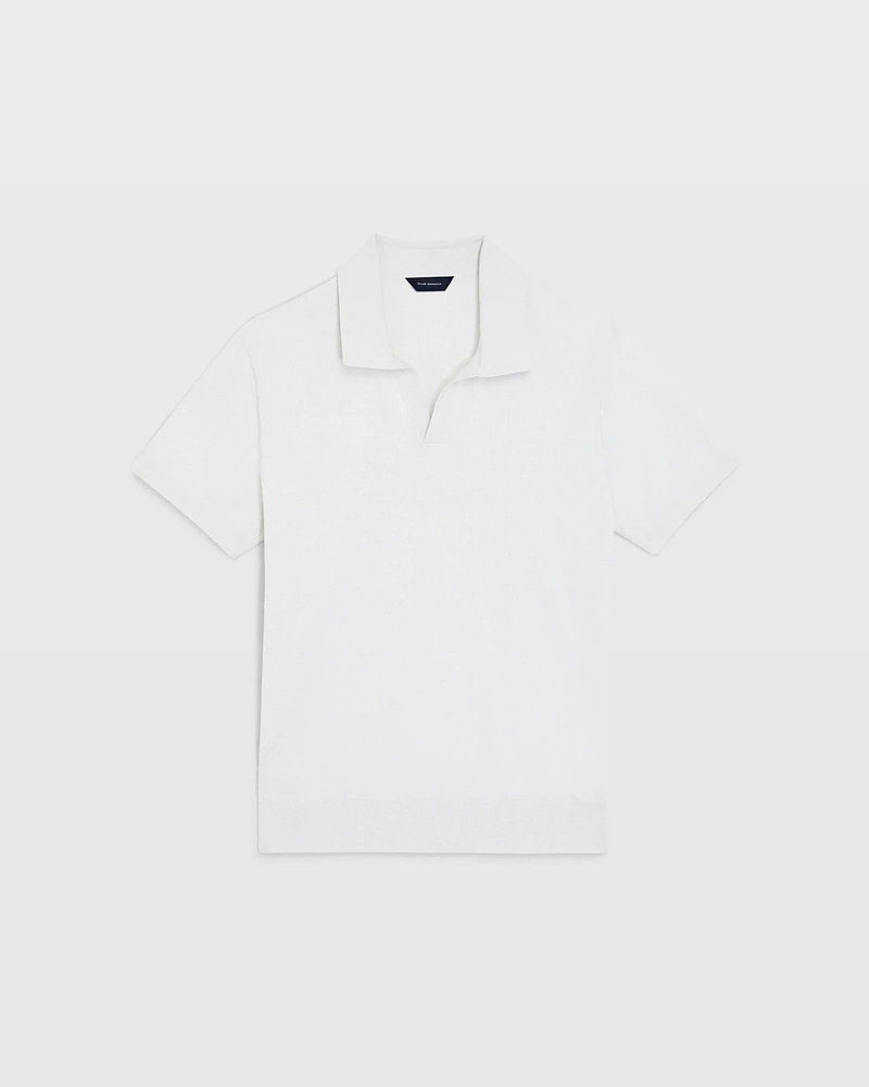 Short Sleeve Tech Johnny Collar Polo