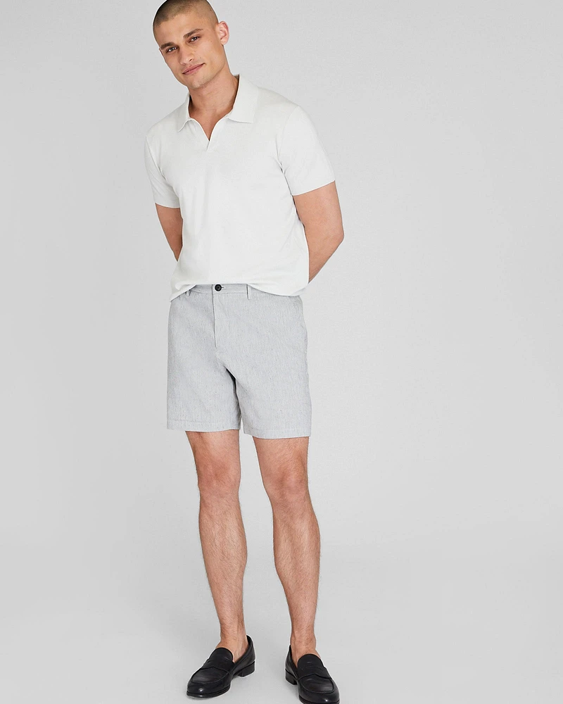 Short Sleeve Tech Johnny Collar Polo