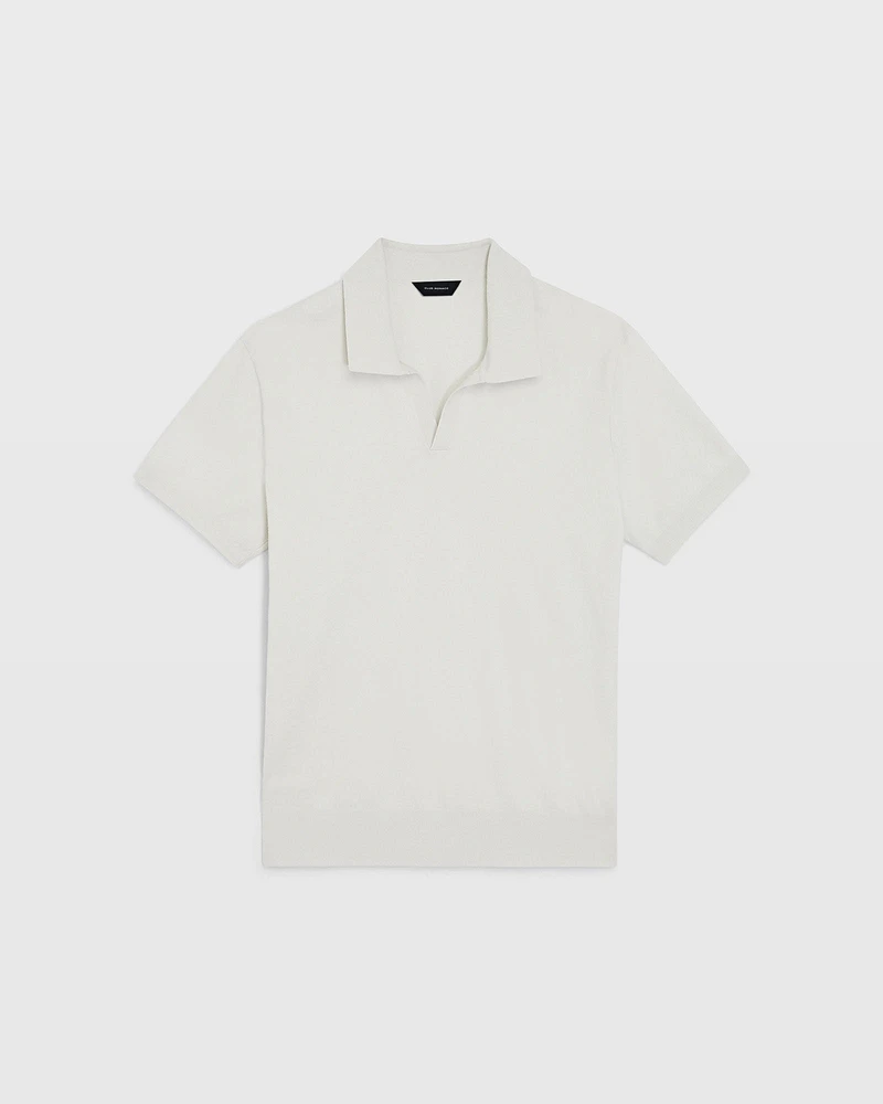 Short Sleeve Tech Johnny Collar Polo