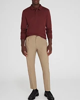 Long Sleeve Clean Piqué Polo
