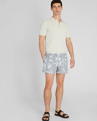 Arlen Floral Print 4" Swim Trunk