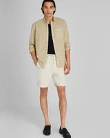 Garment-Dyed Slim Lightweight Oxford Shirt