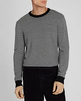 Wool-Blend Striped Crewneck Sweater