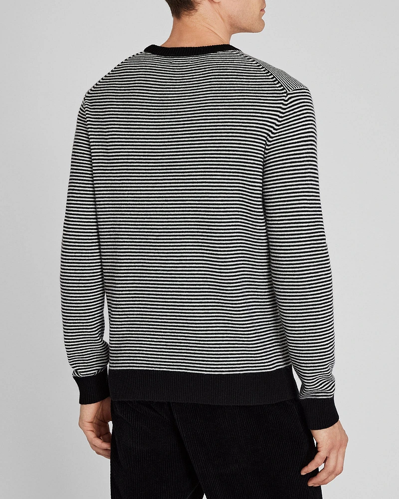 Wool-Blend Striped Crewneck Sweater