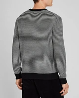 Wool-Blend Striped Crewneck Sweater