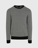 Wool-Blend Striped Crewneck Sweater