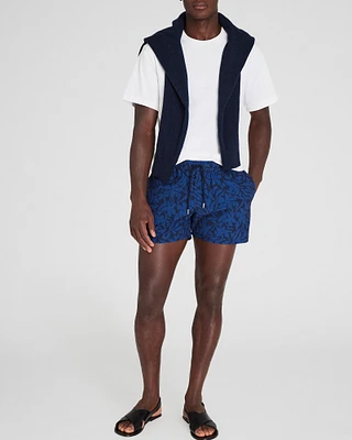Arlen Island-Palm 4" Swim Trunk