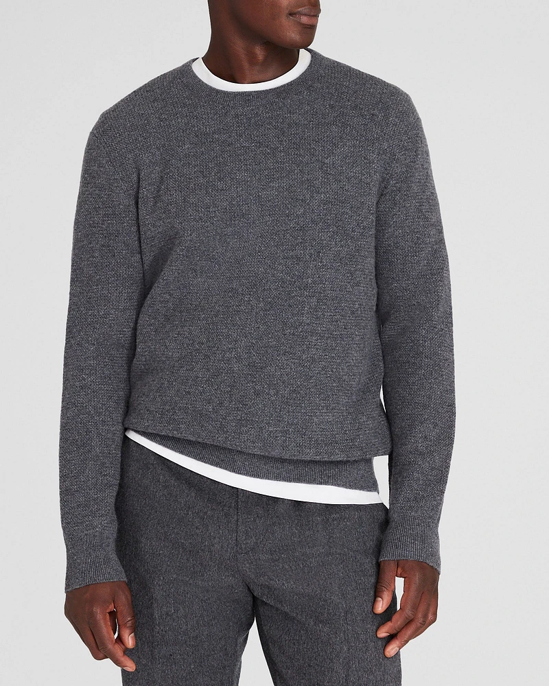 Cashmere Refined Racking Crewneck
