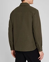 Textured Utility Shirt Jacket