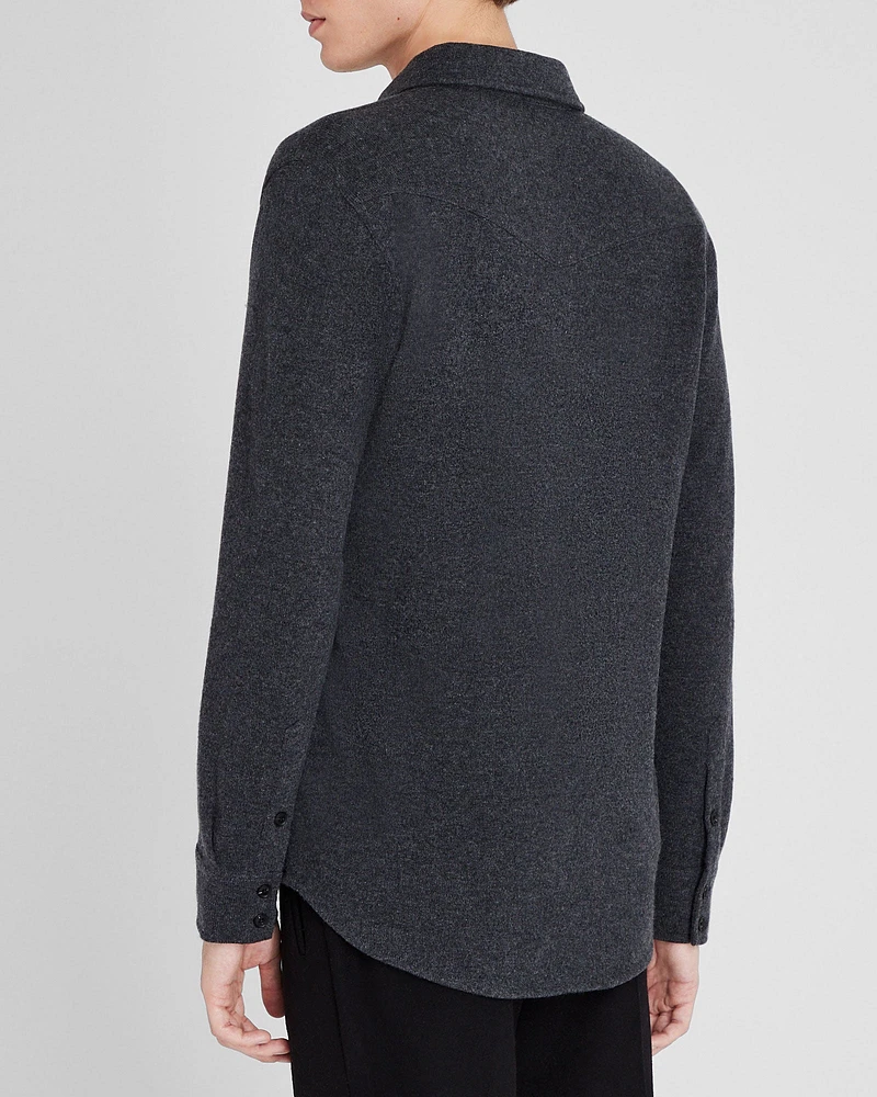 Cashmere Sweater Shirt