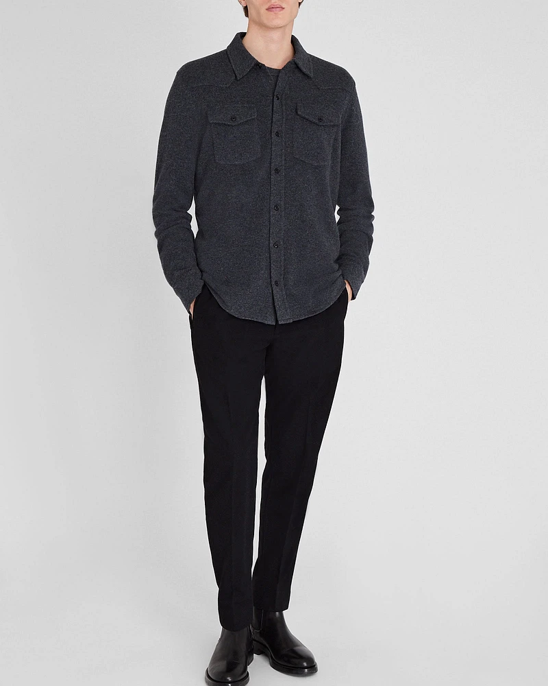 Cashmere Sweater Shirt