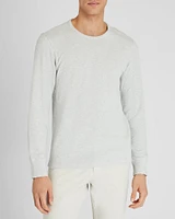 Long-Sleeve Ribbed Slub Tee