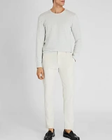 Long-Sleeve Ribbed Slub Tee