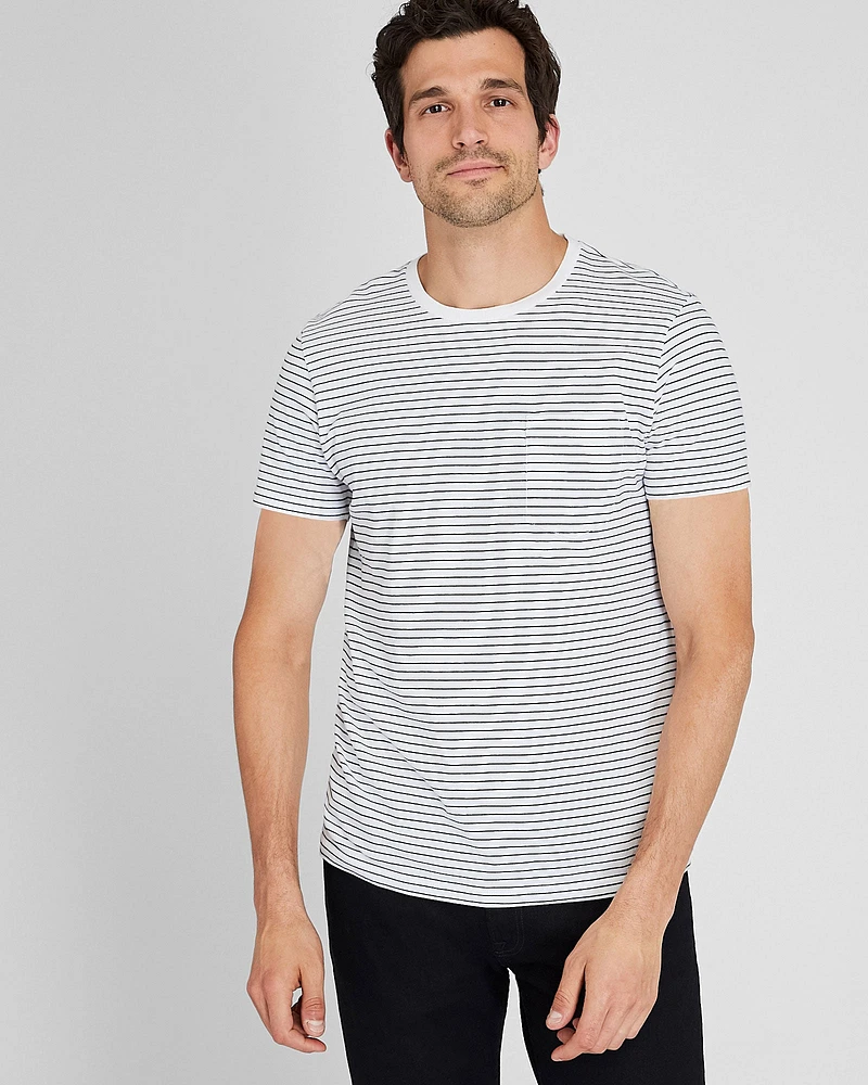 Striped Williams Pocket Tee