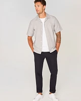 Short Sleeve Camp Collar Oxford Shirt