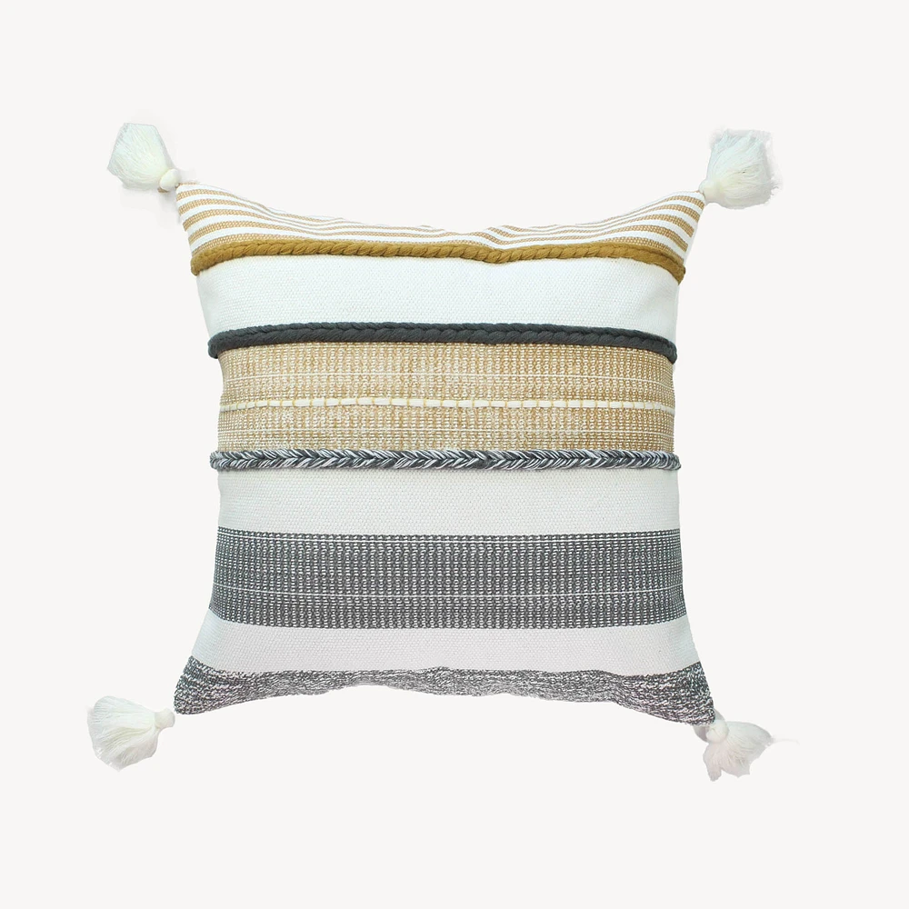 Braided Stripe Pillow