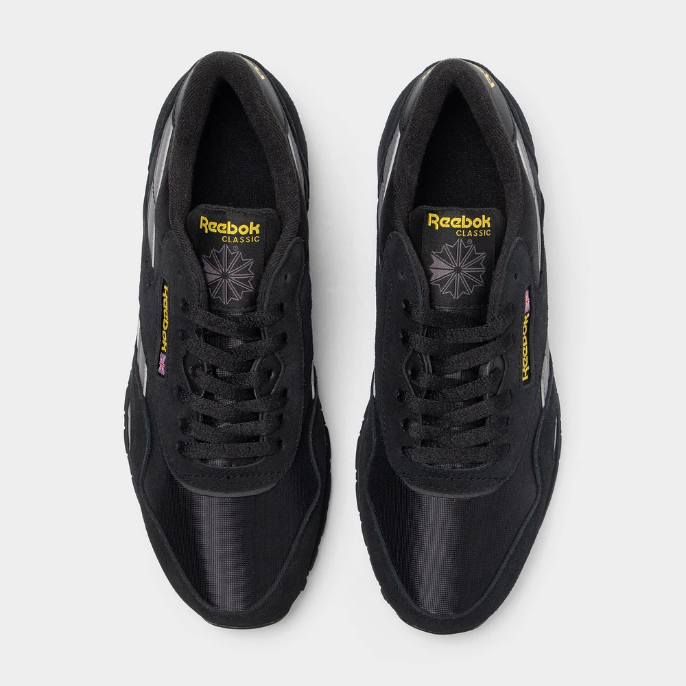 Reebok Classic Nylon Black / Overcast Grey - Golden Haze