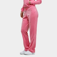 Juicy Couture Women's OG Big Bling Velour Track Pants / Hot Pink