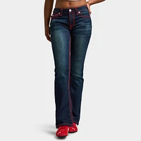 True Religion Women's Rhinestone Becca Boot Supt / Indigo Twilight