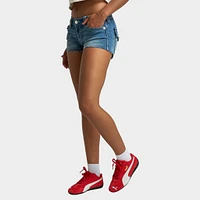 True Religion Women's Wing Joey Cut Off Flap Big T / Gahan