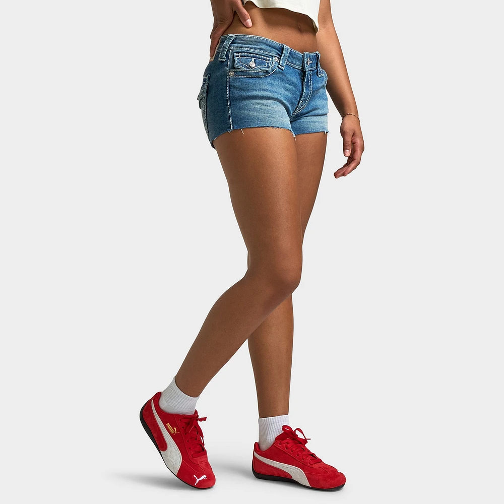 True Religion Women's Wing Joey Cut Off Flap Big T / Gahan