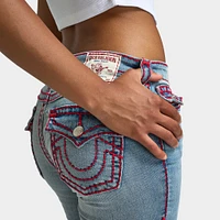 True Religion Women's Becca Midrise Bootcut Flap Super T / Nominated