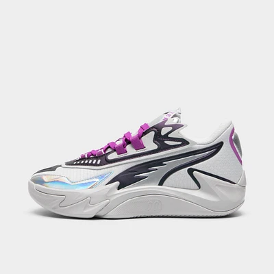 PUMA Juniors' Scoot Zeros II "Sterling" Feather Gray / Wild Berry