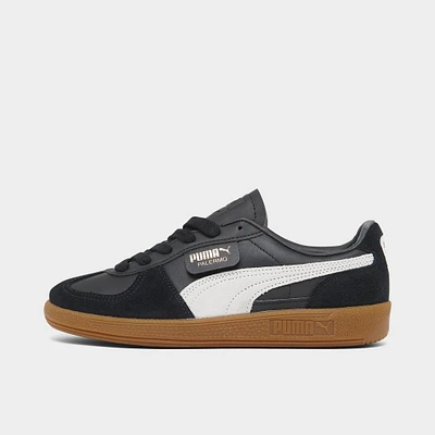 PUMA Women's Palermo Leather Black / Feather Gray - Gum
