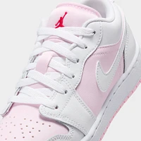 Jordan 1 Low GS Pink Foam / White - Fire Red