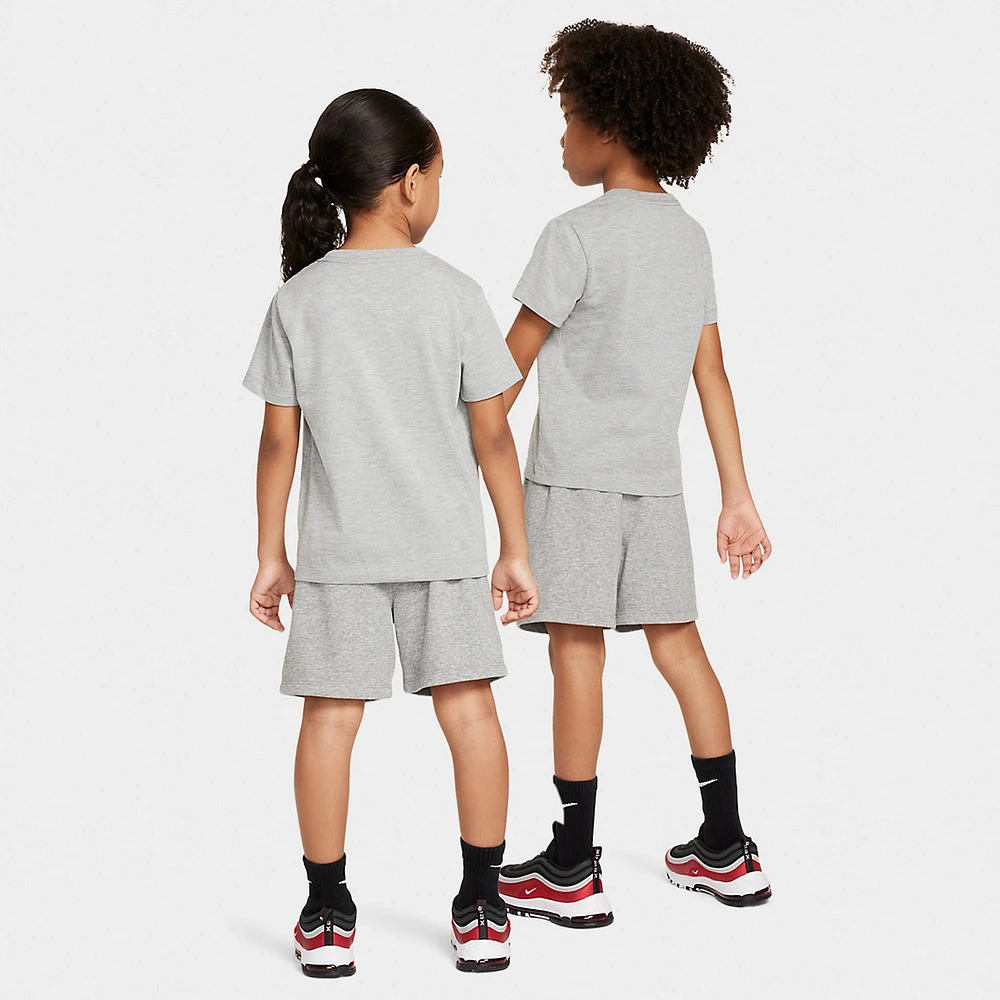 Nike Sportswear Childs' Club Knit Shorts Set / Grey Heather