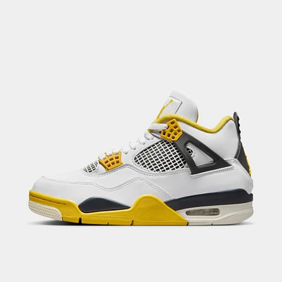 Jordan Women's 4 Retro White / Coconut Milk - Vivid Sulfur