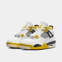 Jordan Women's 4 Retro White / Coconut Milk - Vivid Sulfur